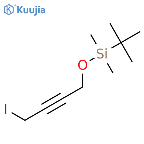 Silane, (1,1-dimethylethyl)[(4-iodo-2-butynyl)oxy]dimethyl- structure