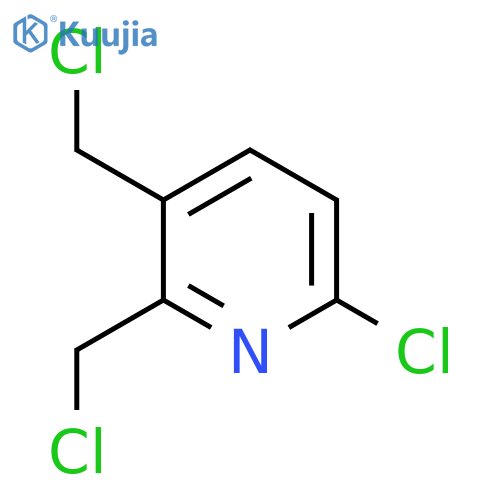 6-Chloro-2,3-bis(chloromethyl)pyridine structure