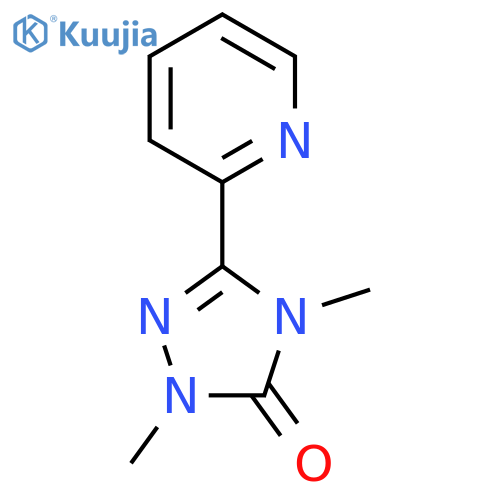 1,4-dimethyl-3-(pyridin-2-yl)-4,5-dihydro-1H-1,2,4-triazol-5-one structure