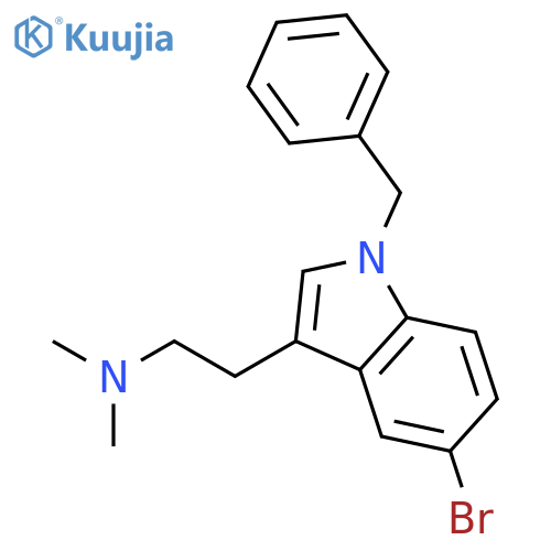 1H-Indole-3-ethanamine, 5-bromo-N,N-dimethyl-1-(phenylmethyl)- structure
