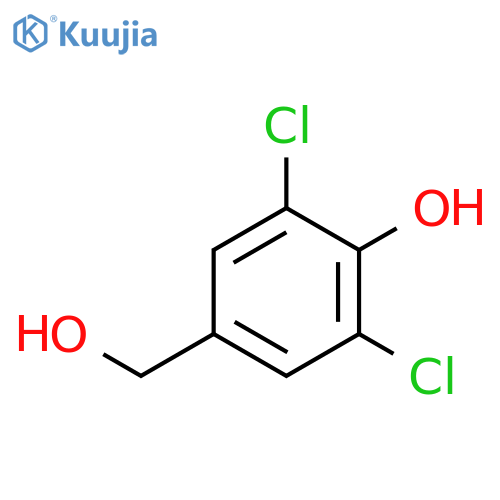 Benzenemethanol,3,5-dichloro-4-hydroxy- structure