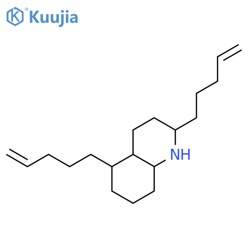 Quinoline, decahydro-2,5-di-4-penten-1-yl-, (2R,4aS,5S,8aR)-rel- structure