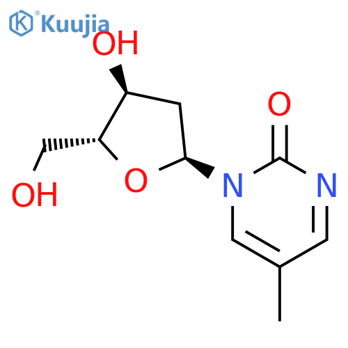 2(1H)-Pyrimidinone,1-(2-deoxy-b-D-erythro-pentofuranosyl)-5-methyl- structure