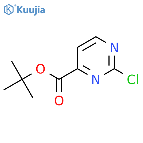 Tert-butyl 2-chloropyrimidine-4-carboxylate structure