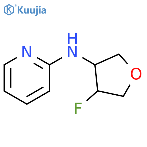 N-(4-fluorooxolan-3-yl)pyridin-2-amine structure