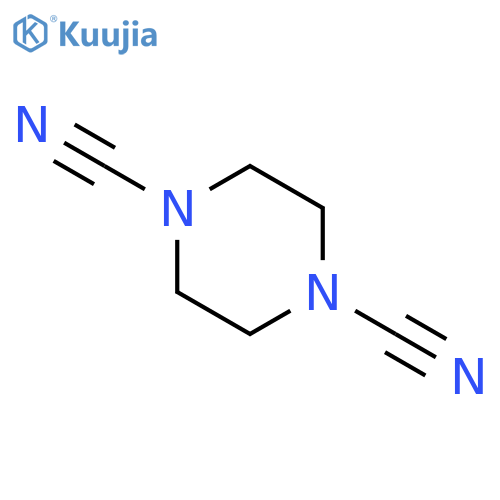 1,4-Piperazinedicarbonitrile structure