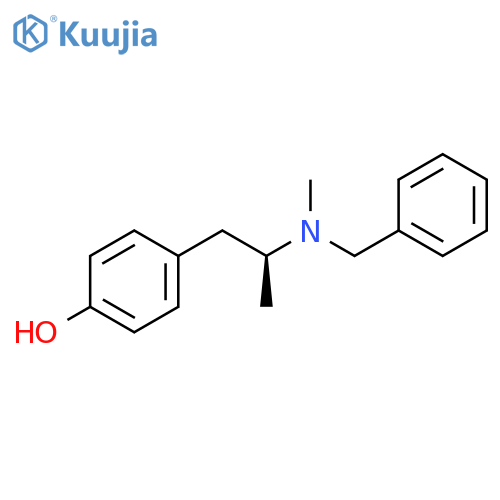Phenol, 4-[(2S)-2-[methyl(phenylmethyl)amino]propyl]- structure