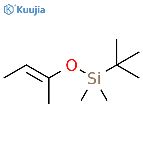 Silane, (1,1-dimethylethyl)dimethyl[[(1E)-1-methyl-1-propenyl]oxy]- structure