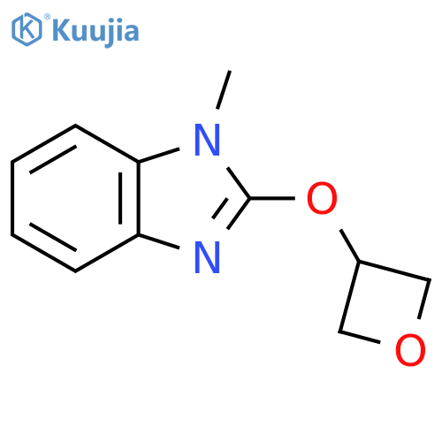 1-methyl-2-(oxetan-3-yloxy)-1H-1,3-benzodiazole structure