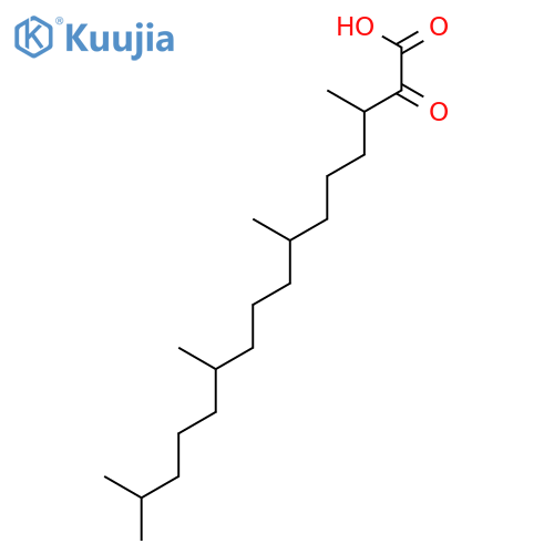 Hexadecanoic acid,3,7,11,15-tetramethyl-2-oxo- structure