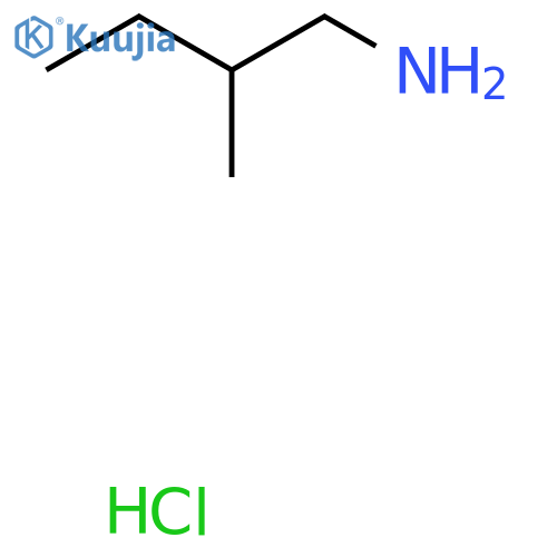 2-Methylbutan-1-amine hydrochloride structure