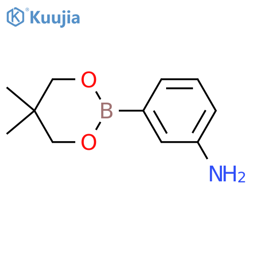 3-(5,5-Dimethyl-1,3,2-dioxaborinan-2-yl)aniline structure