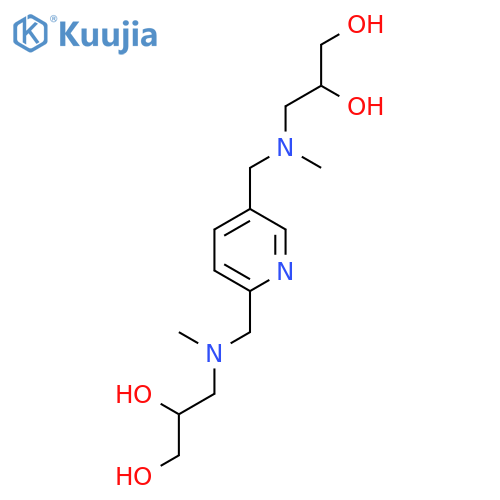 1,2-Propanediol, 3,3'-[2,5-pyridinediylbis[methylene(methylimino)]]bis- structure