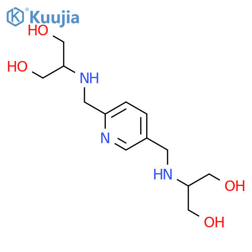 1,3-Propanediol, 2,2'-[2,5-pyridinediylbis(methyleneimino)]bis- structure