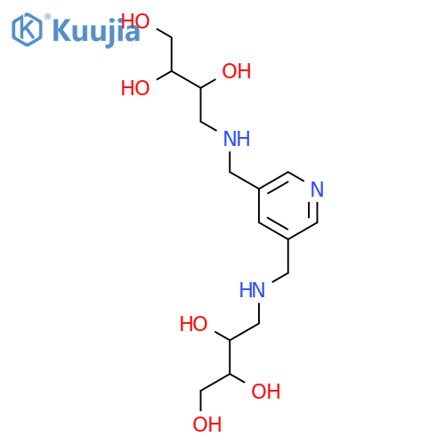 1,2,3-BUTANETRIOL, 4,4'-[3,5-PYRIDINEDIYLBIS(METHYLENEIMINO)]BIS- structure