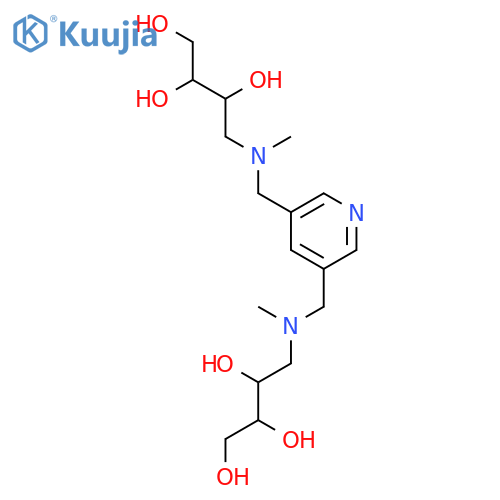 1,2,3-Butanetriol, 4,4'-[3,5-pyridinediylbis[methylene(methylimino)]]bis- structure