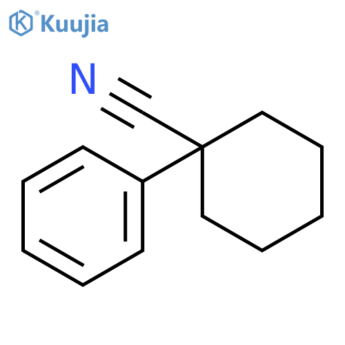 1-Phenyl-1-cyclohexanecarbonitrile structure