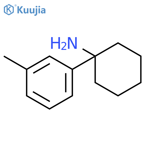 1-(3-methylphenyl)cyclohexan-1-amine structure