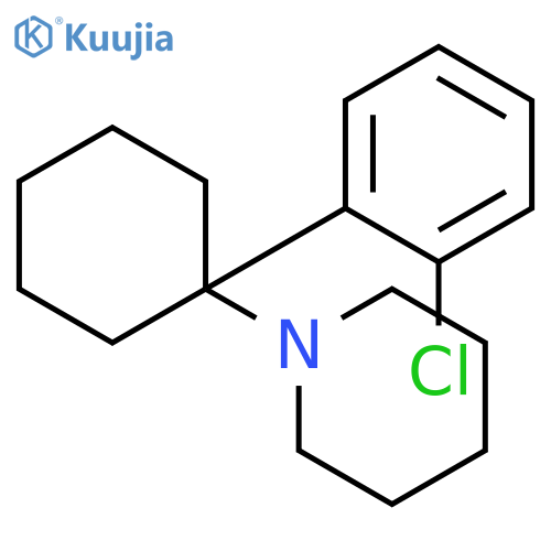 Piperidine, 1-[1-(2-chlorophenyl)cyclohexyl]- structure