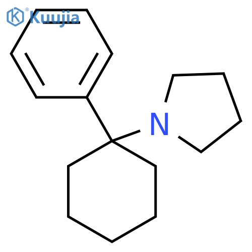 Pyrrolidine,1-(1-phenylcyclohexyl)- structure