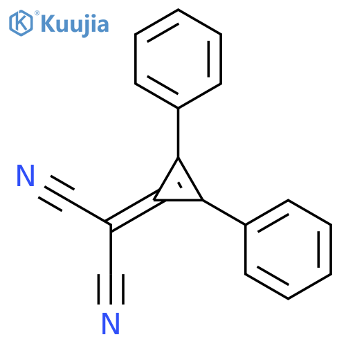 Propanedinitrile, (2,3-diphenyl-2-cyclopropen-1-ylidene)- structure