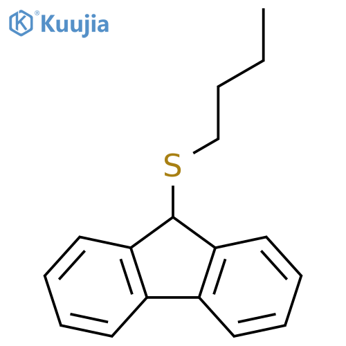 9H-Fluorene, 9-(butylthio)- structure