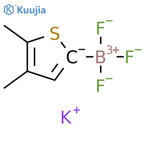 potassium (4,5-dimethylthiophen-2-yl)trifluoroboranuide structure