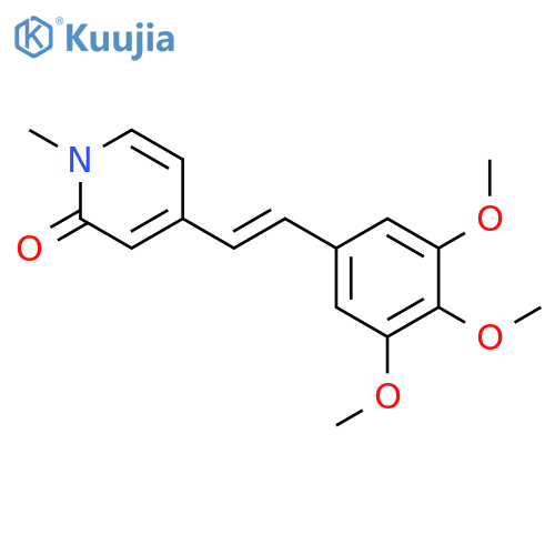 (Z)-1-Methyl-4-[2-(3,4,5-trimethoxyphenyl)vinyl]pyridin-2(1H)-one structure