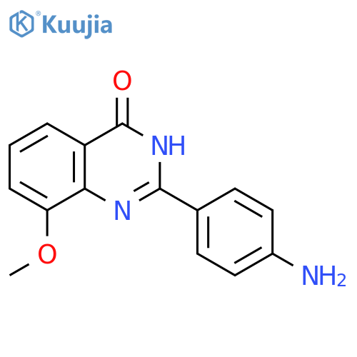 4(3H)-Quinazolinone,2-(4-aminophenyl)-8-methoxy- structure