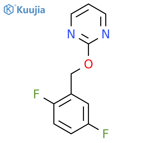 2-[(2,5-Difluorophenyl)methoxy]pyrimidine structure