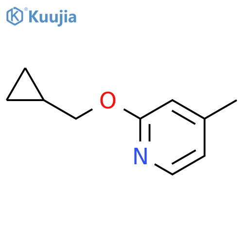 2-(cyclopropylmethoxy)-4-methylpyridine structure