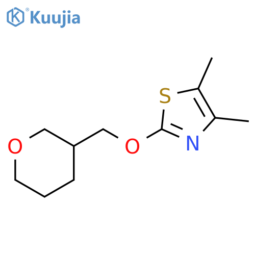 4,5-dimethyl-2-[(oxan-3-yl)methoxy]-1,3-thiazole structure