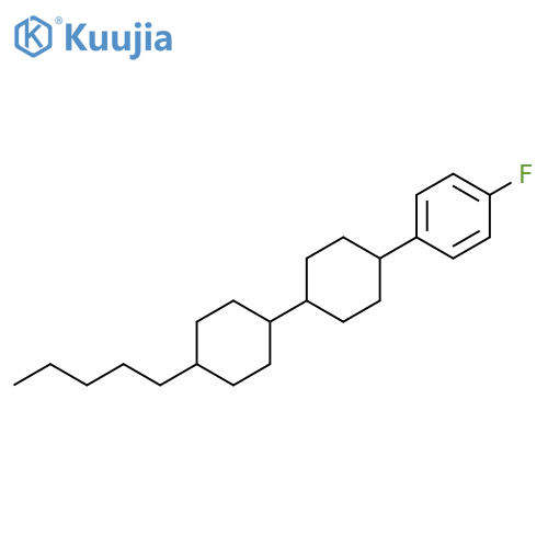 4-(4-Fluorophenyl)-4'-pentyl-1,1'-bi(cyclohexane) structure