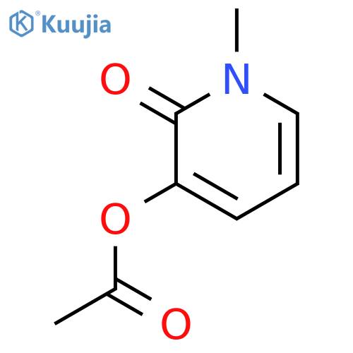 2(1H)-Pyridinone,3-(acetyloxy)-1-methyl- structure