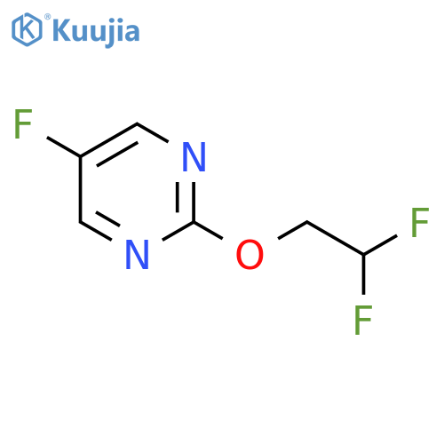 2-(2,2-Difluoroethoxy)-5-fluoropyrimidine structure