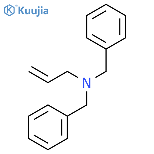 Benzenemethanamine, N-(phenylmethyl)-N-2-propenyl- structure