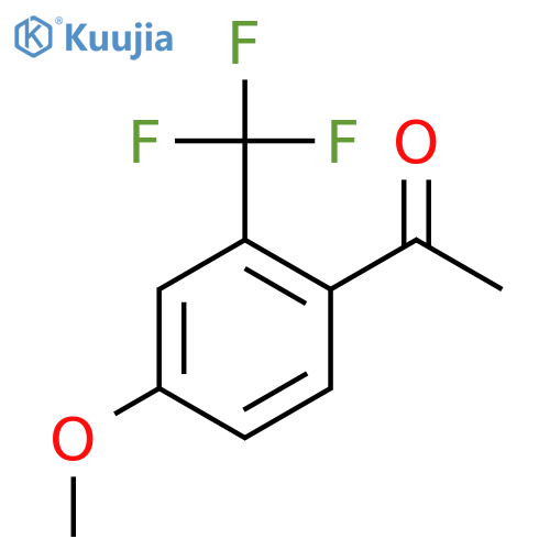 1-[4-methoxy-2-(trifluoromethyl)phenyl]ethan-1-one structure