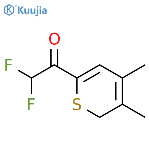 Ethanone,1-(3,4-dimethyl-2H-thiopyran-6-yl)-2,2-difluoro- structure