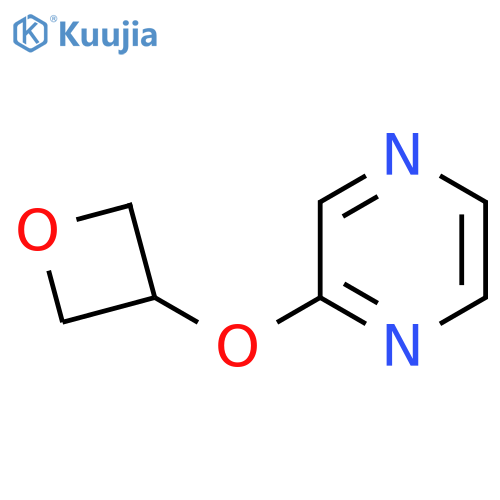 2-(Oxetan-3-yloxy)pyrazine structure