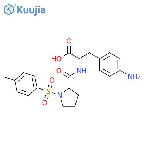 L-Phenylalanine, 1-[(4-methylphenyl)sulfonyl]-L-prolyl-4-amino- structure