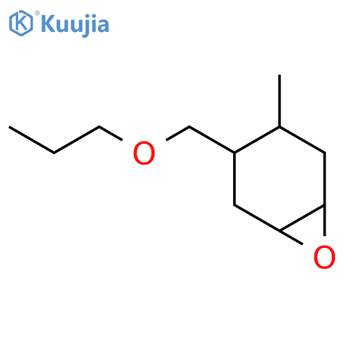 7-Oxabicyclo[4.1.0]heptane, 3-methyl-4-(propoxymethyl)- structure