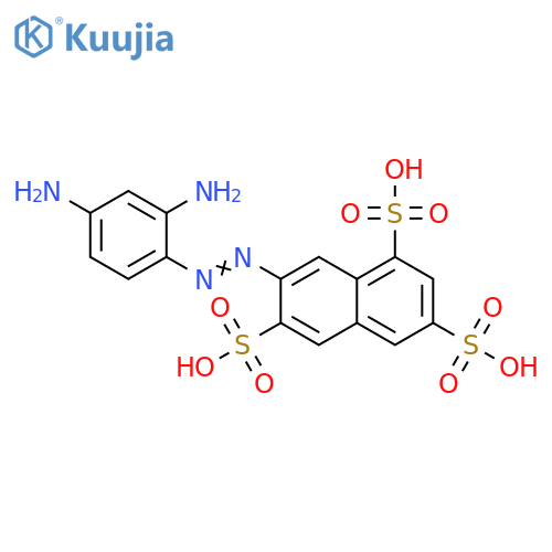 1,3,6-Naphthalenetrisulfonic acid, 7-[(2,4-diaminophenyl)azo]- structure