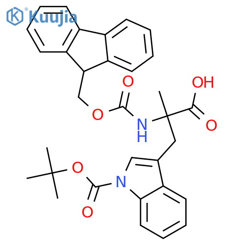 Fmoc-a-Me-D-Trp(Boc)-OH structure
