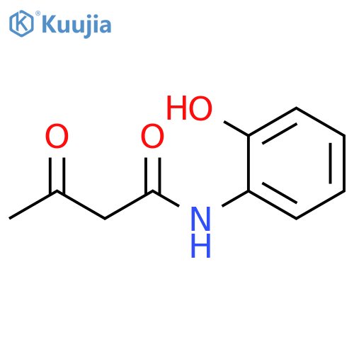 Butanamide, N-(2-hydroxyphenyl)-3-oxo- structure