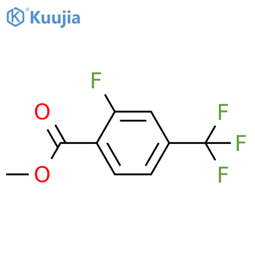 Methyl 2-fluoro-4-(trifluoromethyl)benzoate structure