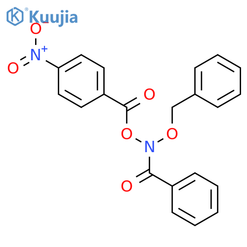 Benzamide,N-[(4-nitrobenzoyl)oxy]-N-(phenylmethoxy)- structure