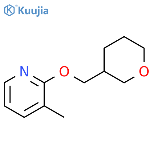 3-methyl-2-[(oxan-3-yl)methoxy]pyridine structure