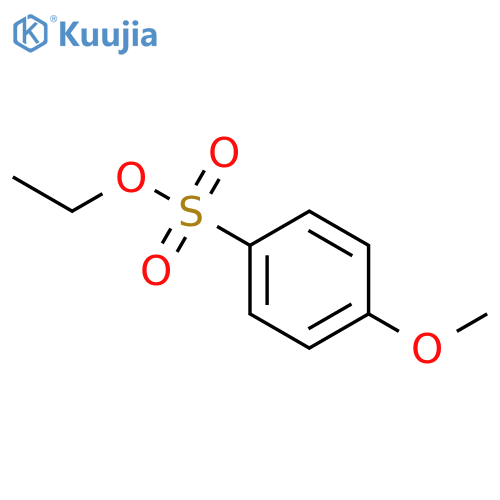 ethyl 4-methoxybenzenesulfonate structure