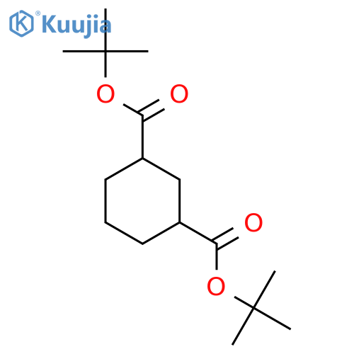 1,3-di-tert-butyl cyclohexane-1,3-dicarboxylate structure
