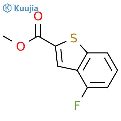 Methyl 4-fluoro-1-benzothiophene-2-carboxylate structure